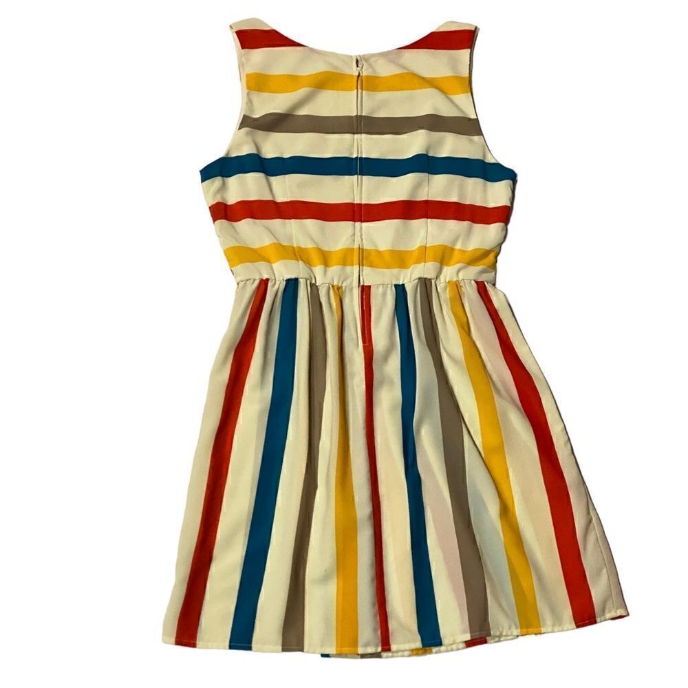 American Rag Multicolor Sleeveless Stripe Sundress - Picture 5 of 10